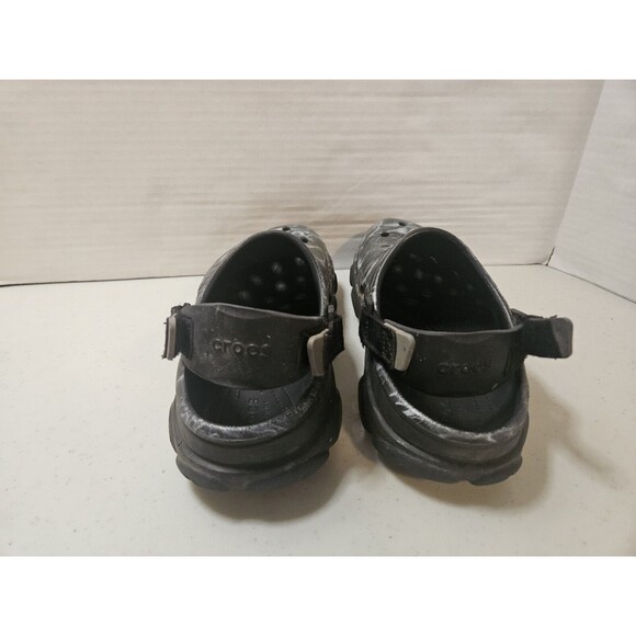Crocs Classic All Terrain Clog Black Mossy Oak Elements Hunting Mens 8 Womens 6 - Picture 8 of 9